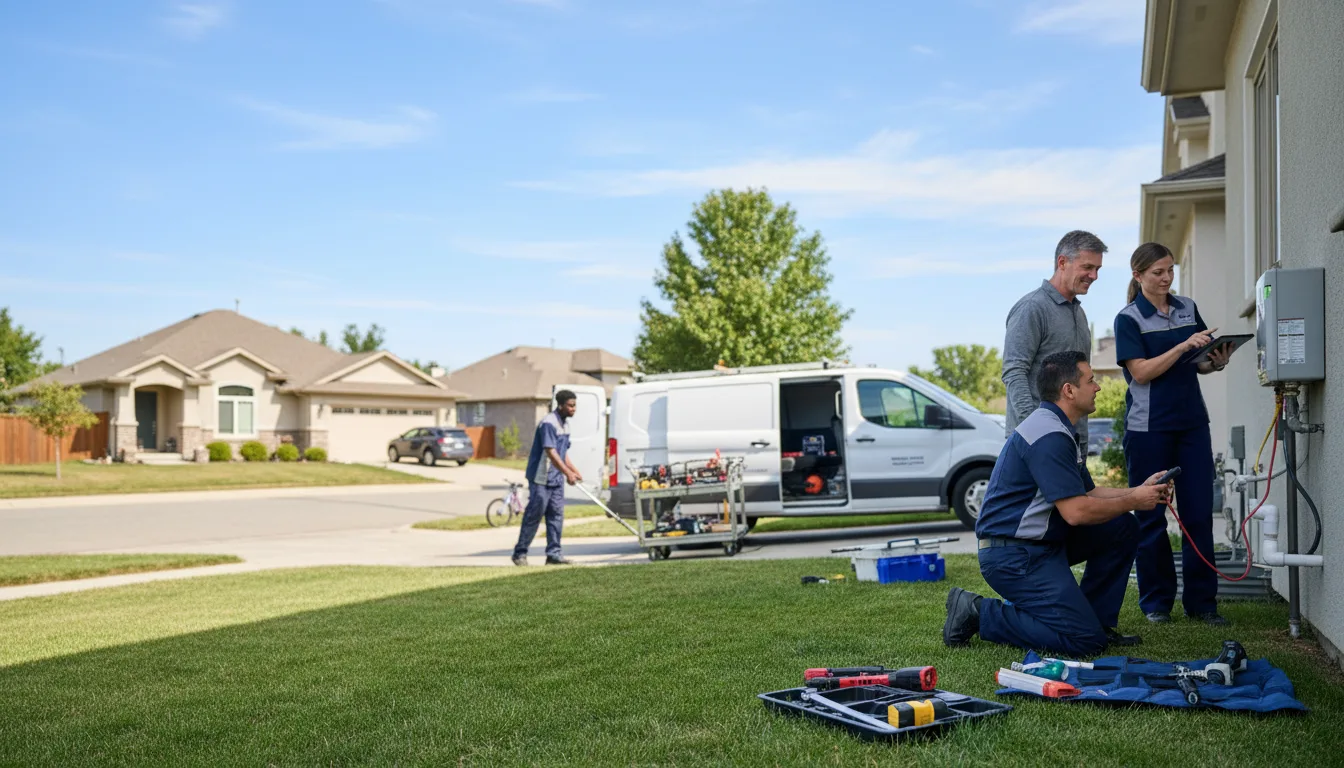 Tankless water heater service in Kerrick, TX